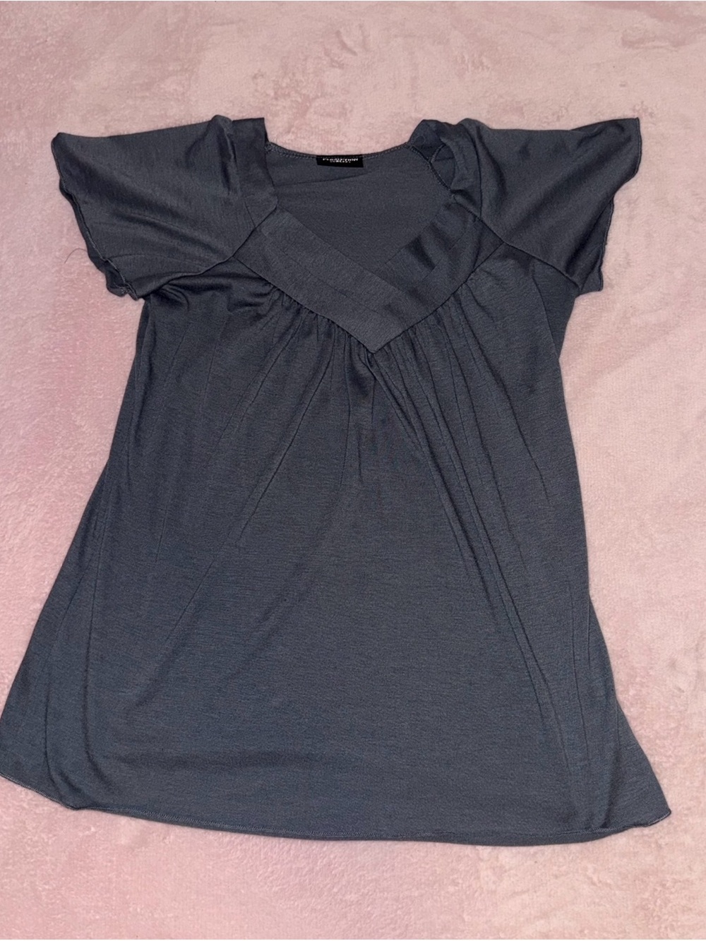 🩶PerSeption Concept Dark Grey Wrap Top🩶
